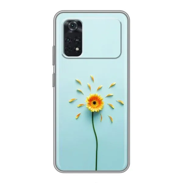 Чехол с принтом «Желтый цветок» для Xiaomi POCO X4 Pro 5G