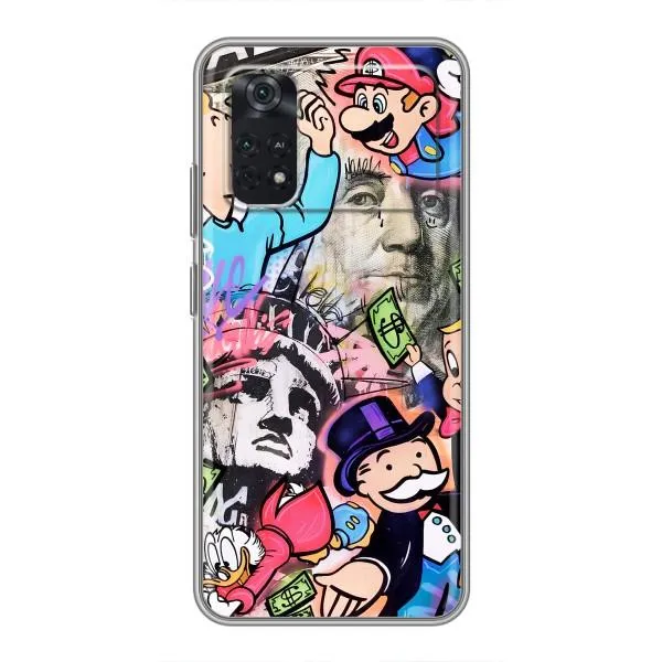 Чехол с принтом «Monopoly man» для Xiaomi POCO X4 Pro 5G