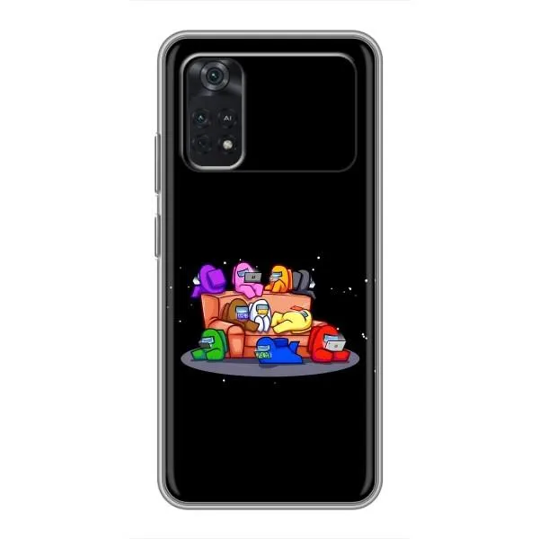 Чехол с принтом «Амонг-ас» для Xiaomi POCO X4 Pro 5G