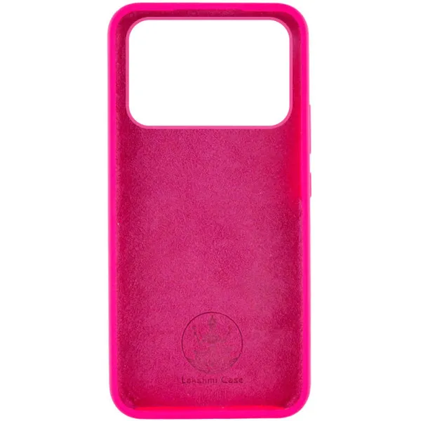Чехол Silicone Cover Lakshmi (AAA) для Xiaomi Poco X6 Pro — Розовый — фото 2