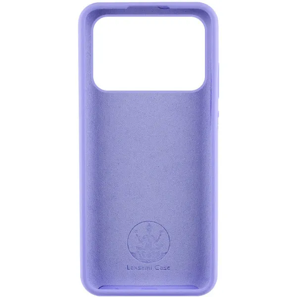 Чехол Silicone Cover Lakshmi (AAA) для Xiaomi Poco X6 Pro — Сиреневый — фото 2