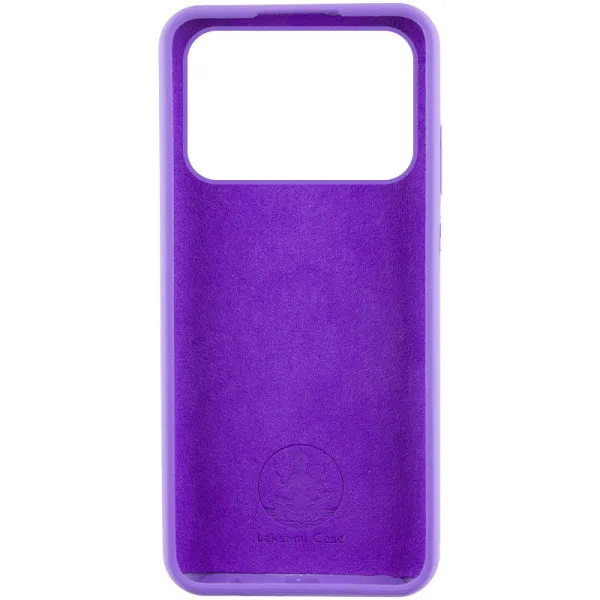 Чехол Silicone Cover Lakshmi (AAA) для Xiaomi Poco X6 Pro — Фиолетовый — фото 3