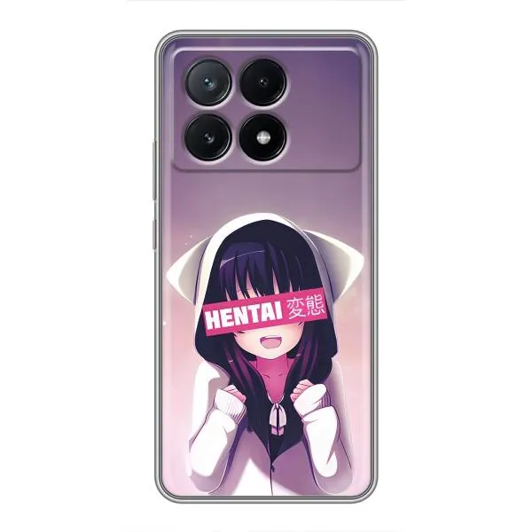 Чехол с принтом «Hentai chan» для Xiaomi POCO X6 Pro (5G)