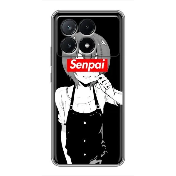 Чехол с принтом «Senpai» для Xiaomi POCO X6 Pro (5G)