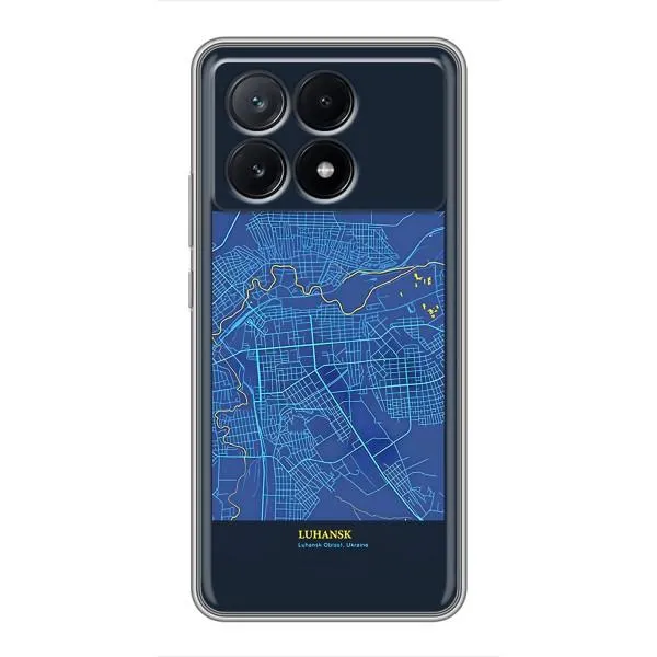 Чехол с принтом «Гуганск» для Xiaomi POCO X6 Pro (5G)