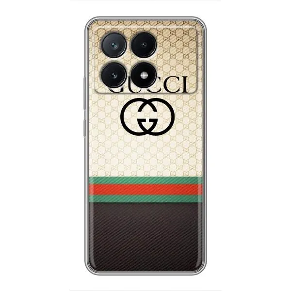 Чехол с принтом «GUCCI стиль» для Xiaomi POCO X6 Pro (5G)