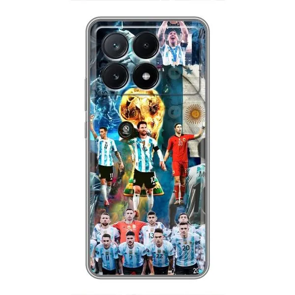 Чехол с принтом «Аргентина Месси» для Xiaomi POCO X6 Pro (5G) Чехол с принтом «Аргентина Месси» для Xiaomi POCO X6 Pro (5G)