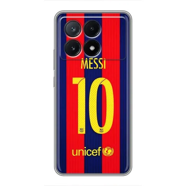 Чехол с принтом «Messi Barca 10» для Xiaomi POCO X6 Pro (5G) Чехол с принтом «Messi Barca 10» для Xiaomi POCO X6 Pro (5G)