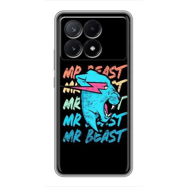 Чехол с принтом «logo Mr beast» для Xiaomi POCO X6 Pro (5G)