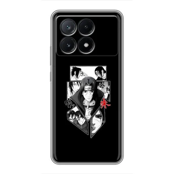 Чехол с принтом «коллаж Итачи» для Xiaomi POCO X6 Pro (5G)