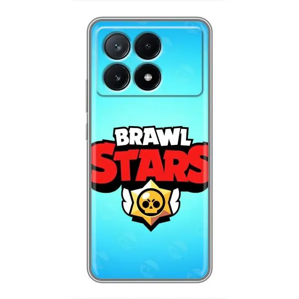 Чехол с принтом «Лого Бравл Старс» для Xiaomi POCO X6 Pro (5G) Чехол с принтом «Лого Бравл Старс» для Xiaomi POCO X6 Pro (5G)