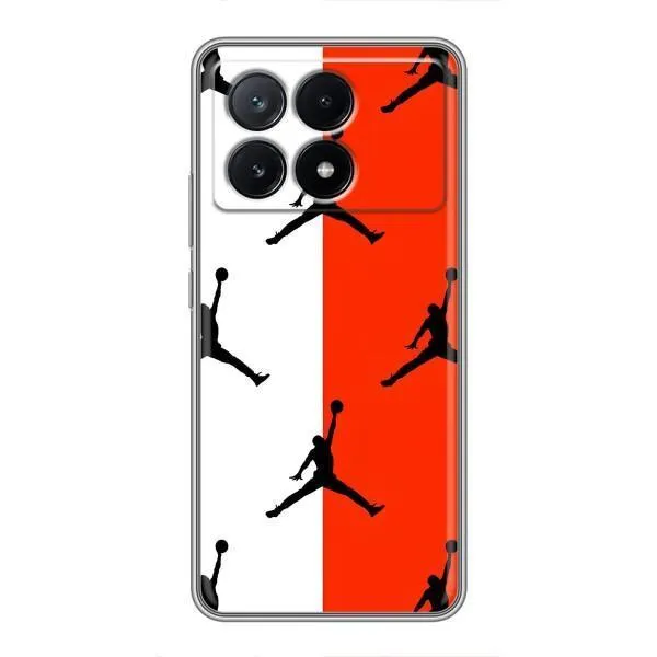 Чехол с принтом «Лого Джордан» для Xiaomi POCO X6 Pro (5G)