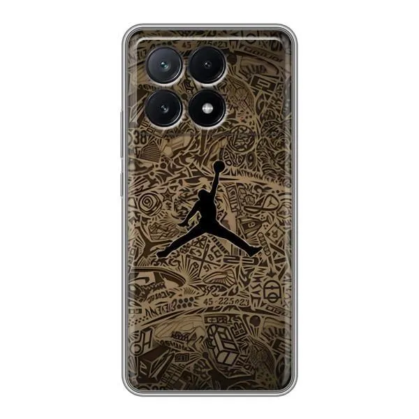 Чехол с принтом «Logo Jordan» для Xiaomi POCO X6 Pro (5G)