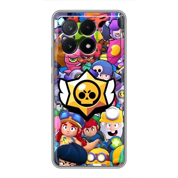 Чехол с принтом «Лого Brawl Stars» для Xiaomi POCO X6 Pro (5G) Чехол с принтом «Лого Brawl Stars» для Xiaomi POCO X6 Pro (5G)