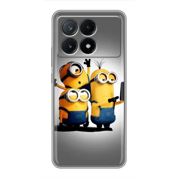 Чехол с принтом «Три миньона» для Xiaomi POCO X6 Pro (5G) Чехол с принтом «Три миньона» для Xiaomi POCO X6 Pro (5G)
