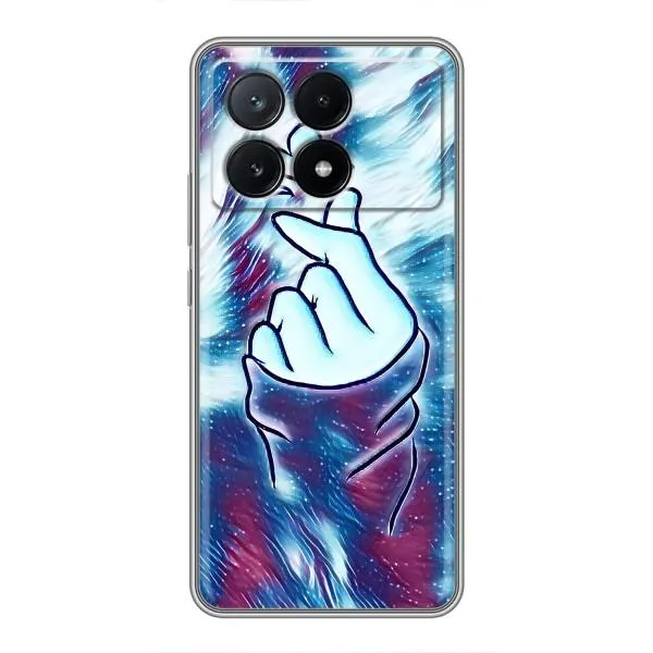 Чехол с принтом «Радужное сердце» для Xiaomi POCO X6 Pro (5G)