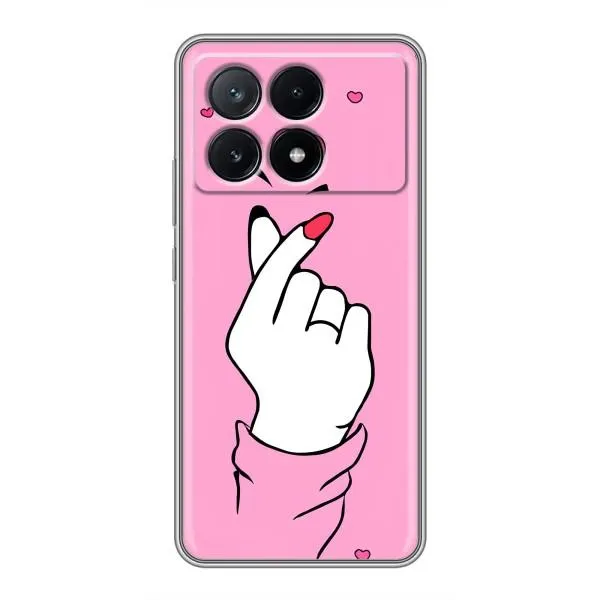 Чехол с принтом «Знак Love» для Xiaomi POCO X6 Pro (5G)