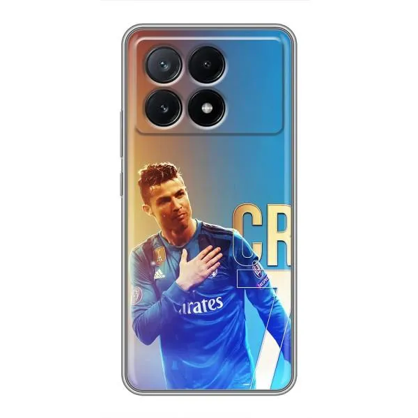 Чехол с принтом «CR7 Real» для Xiaomi POCO X6 Pro (5G)