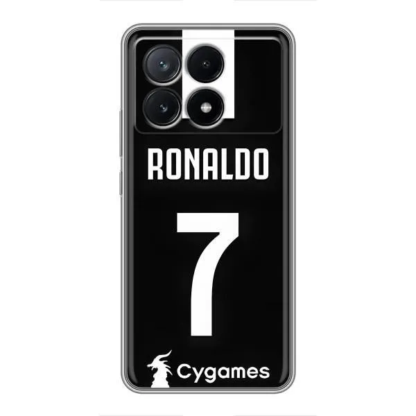 Чехол с принтом «RONALDO 7» для Xiaomi POCO X6 Pro (5G)