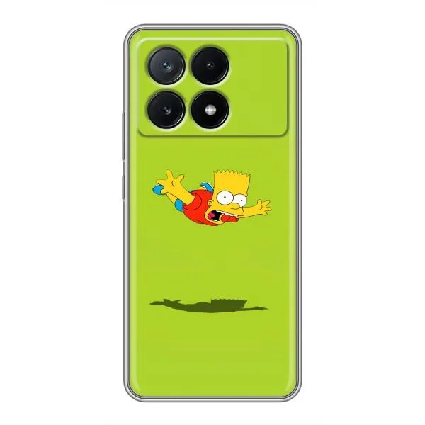 Чохол з принтом «Барт Сімпсон» для Xiaomi POCO X6 Pro (5G)