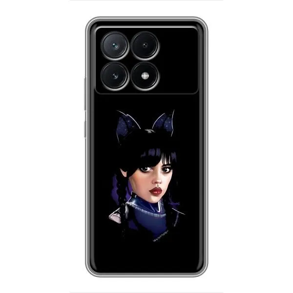 Чехол с принтом «серьезная Уэнздей» для Xiaomi POCO X6 Pro (5G)