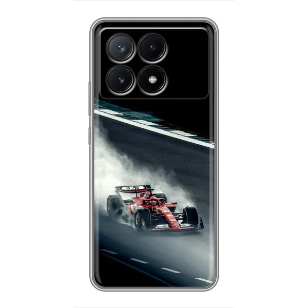 Чехол с принтом «Болид гоночный» для Xiaomi POCO X6 Pro (5G)