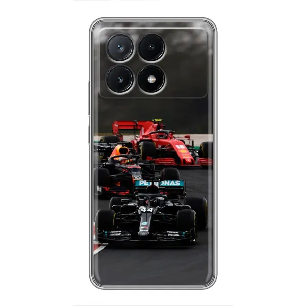 Чехол с принтом «Гонка Формула 1» для Xiaomi POCO X6 Pro (5G)