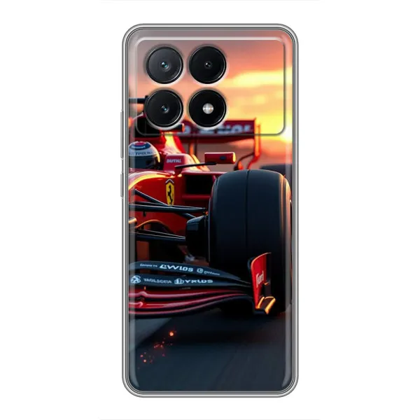 Чехол с принтом «Макларен на закате» для Xiaomi POCO X6 Pro (5G)