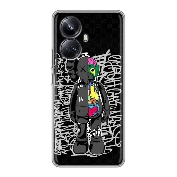 Чехол с принтом «Стиль Bearbrick» для Realme 10 Pro Plus