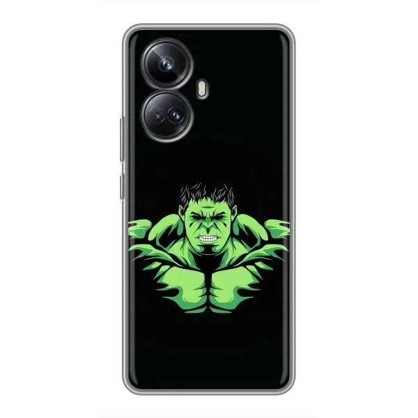 Чехол с принтом «Зелёный Халк» для Realme 10 Pro Plus