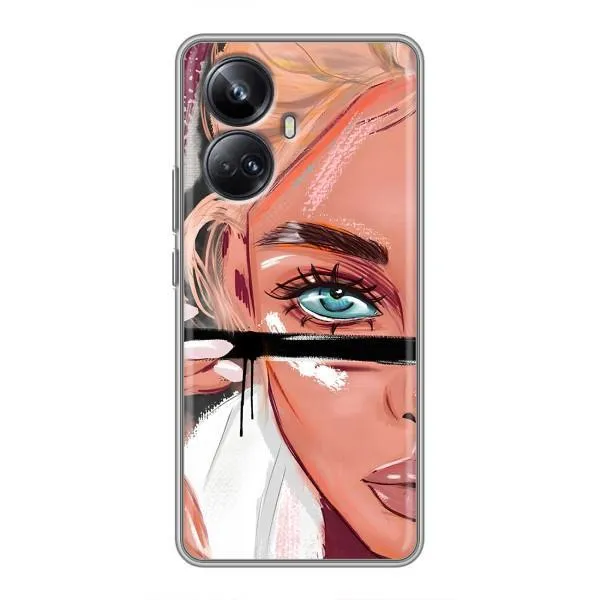 Чехол с принтом «Макияж» для Realme 10 Pro Plus Чехол с принтом «Макияж» для Realme 10 Pro Plus