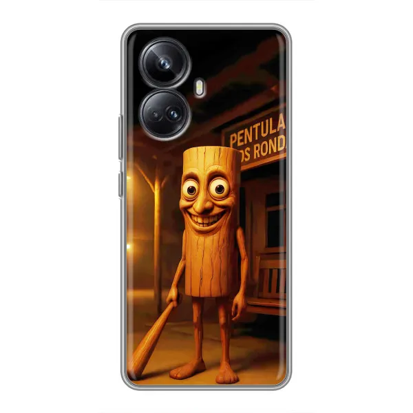 Чехол с принтом «Тунг тунг сахур» для Realme 10 Pro Plus Чехол с принтом «Тунг тунг сахур» для Realme 10 Pro Plus