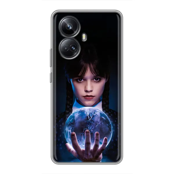 Чехол с принтом «Магическая сфера Уэнздей» для Realme 10 Pro Plus Чехол с принтом «Магическая сфера Уэнздей» для Realme 10 Pro Plus