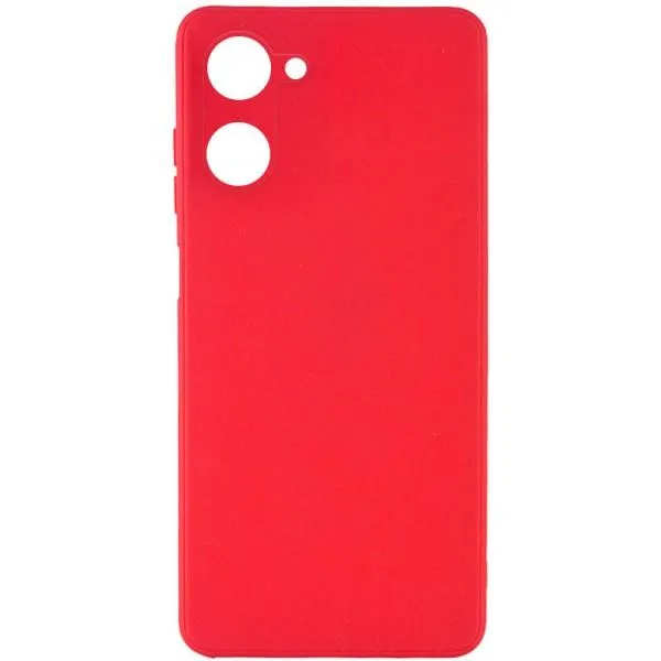 Силиконовый чехол Candy Full Camera для Realme 10 4G — Красный — фото 2