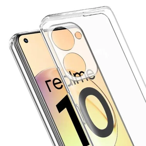 TPU чехол Epic Transparent 1,5mm Full Camera для Realme 10 4G — Прозрачный — фото 2