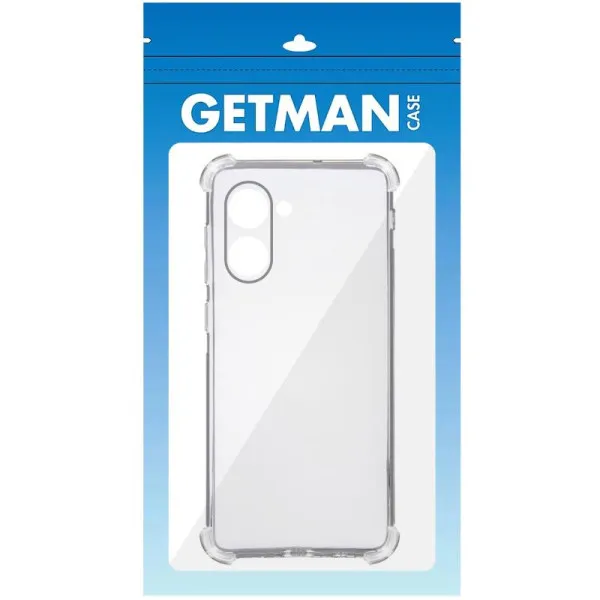 TPU чехол GETMAN Ease logo усиленные углы Full Camera для Realme 10 4G — Прозрачный — фото 4