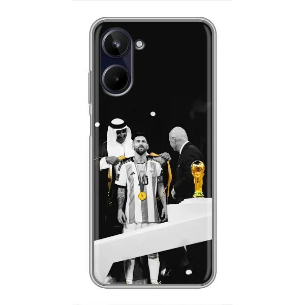 Чехол с принтом «Месси в накидке» для Realme 10 Чехол с принтом «Месси в накидке» для Realme 10