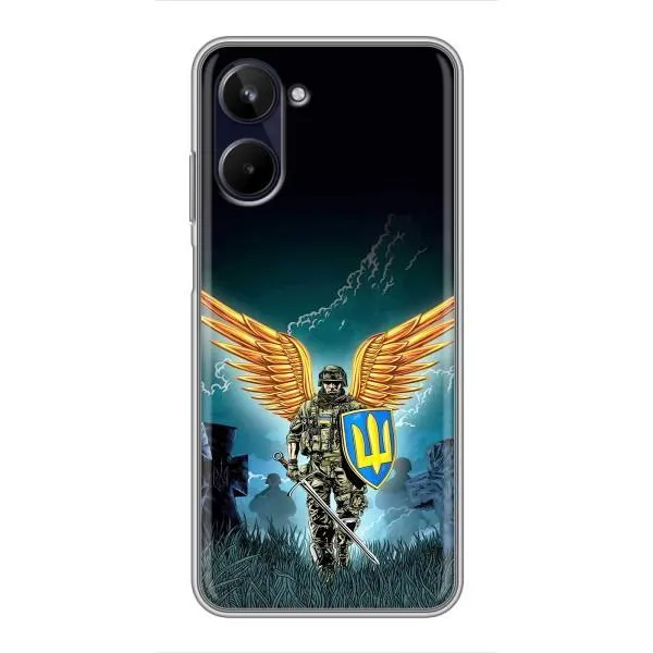 Чехол с принтом «Солдат ЗСУ» для Realme 10