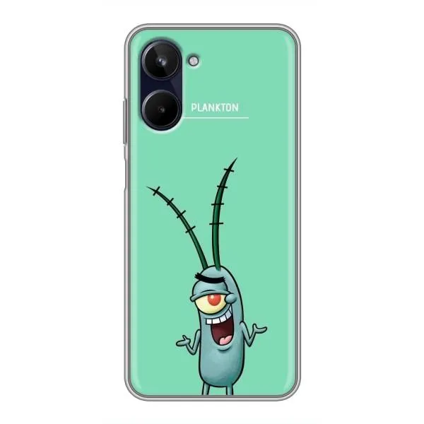 Чехол с принтом «Персонаж Планктон» для Realme 10