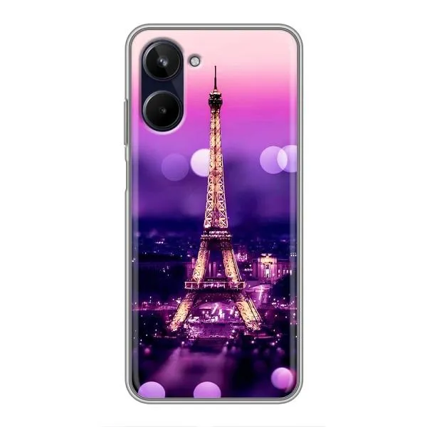 Чехол с принтом «Париж Башня» для Realme 10
