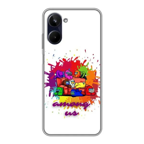 Чехол с принтом «Яркий АмонгАс» для Realme 10