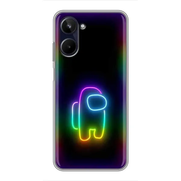 Чехол с принтом «Яркий скин» для Realme 10