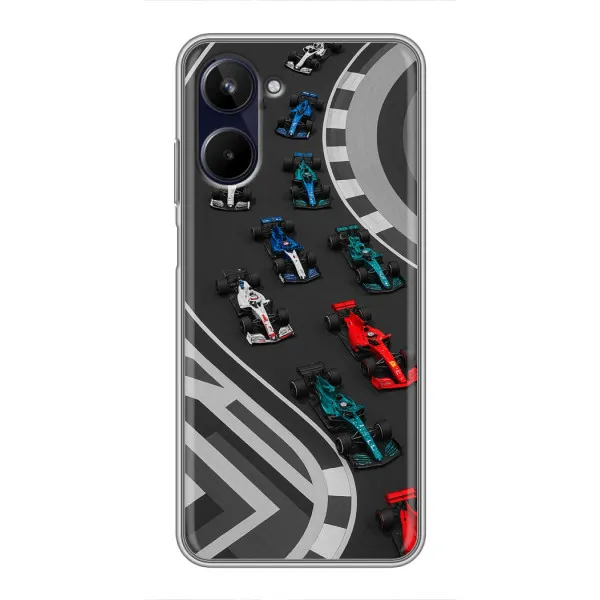 Чехол с принтом «Трасса Ф1» для Realme 10