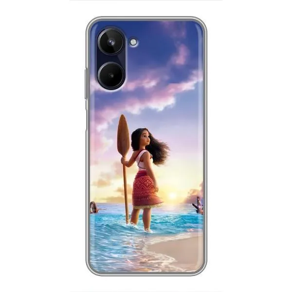 Чехол с принтом «Моана с веслом» для Realme 10