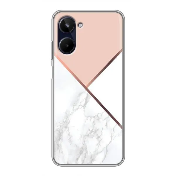 Чехол с принтом «Тройной мрамор» для Realme 10