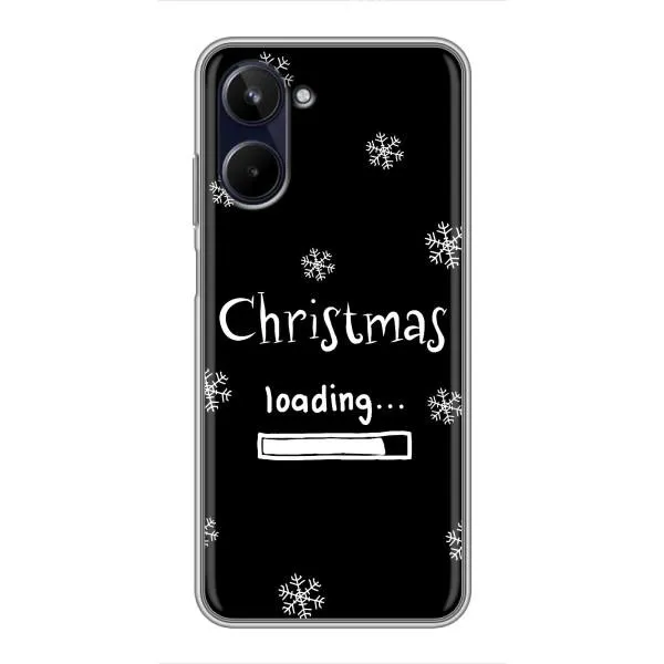 Чохол з принтом «Christmas loading» для Realme 10