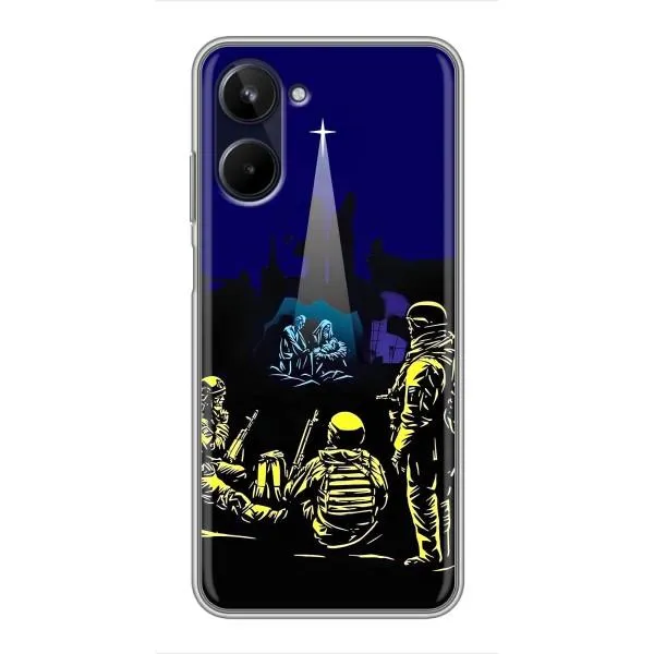 Чохол з принтом «Різдво в Україні» для Realme 10