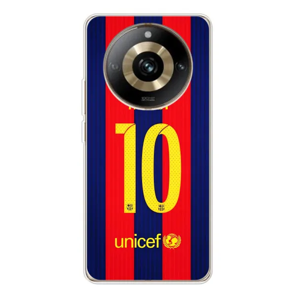 Чехол с принтом «Messi Barca 10» для Realme 11 Pro 5G