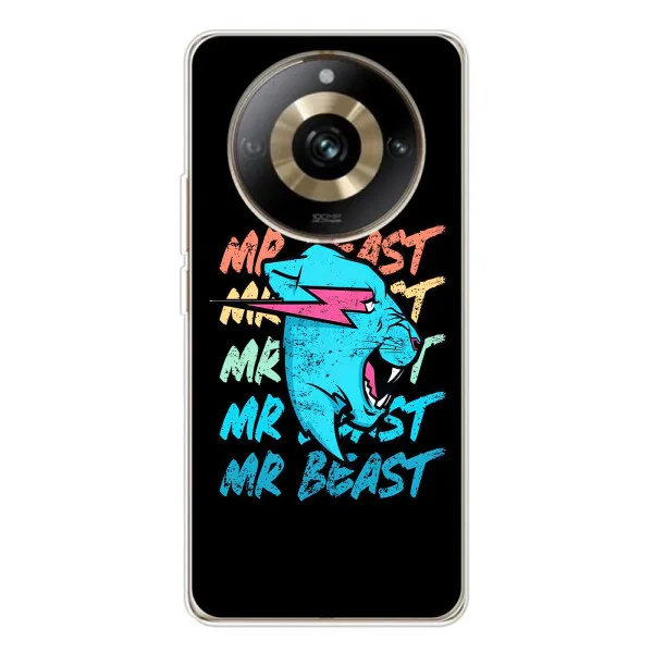 Чехол с принтом «logo Mr beast» для Realme 11 Pro 5G