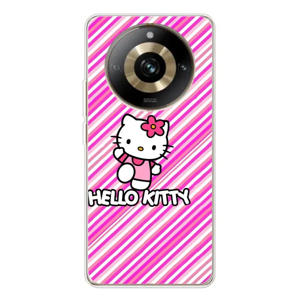 Чохол з принтом «Hello Kytty» для Realme 11 Pro 5G